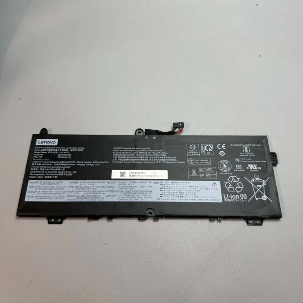 L19D4PG2 L19M4PG2‎ L19L4PG2 Battery for Genuine Lenovo Flex 5 CB-13IML05 OEM